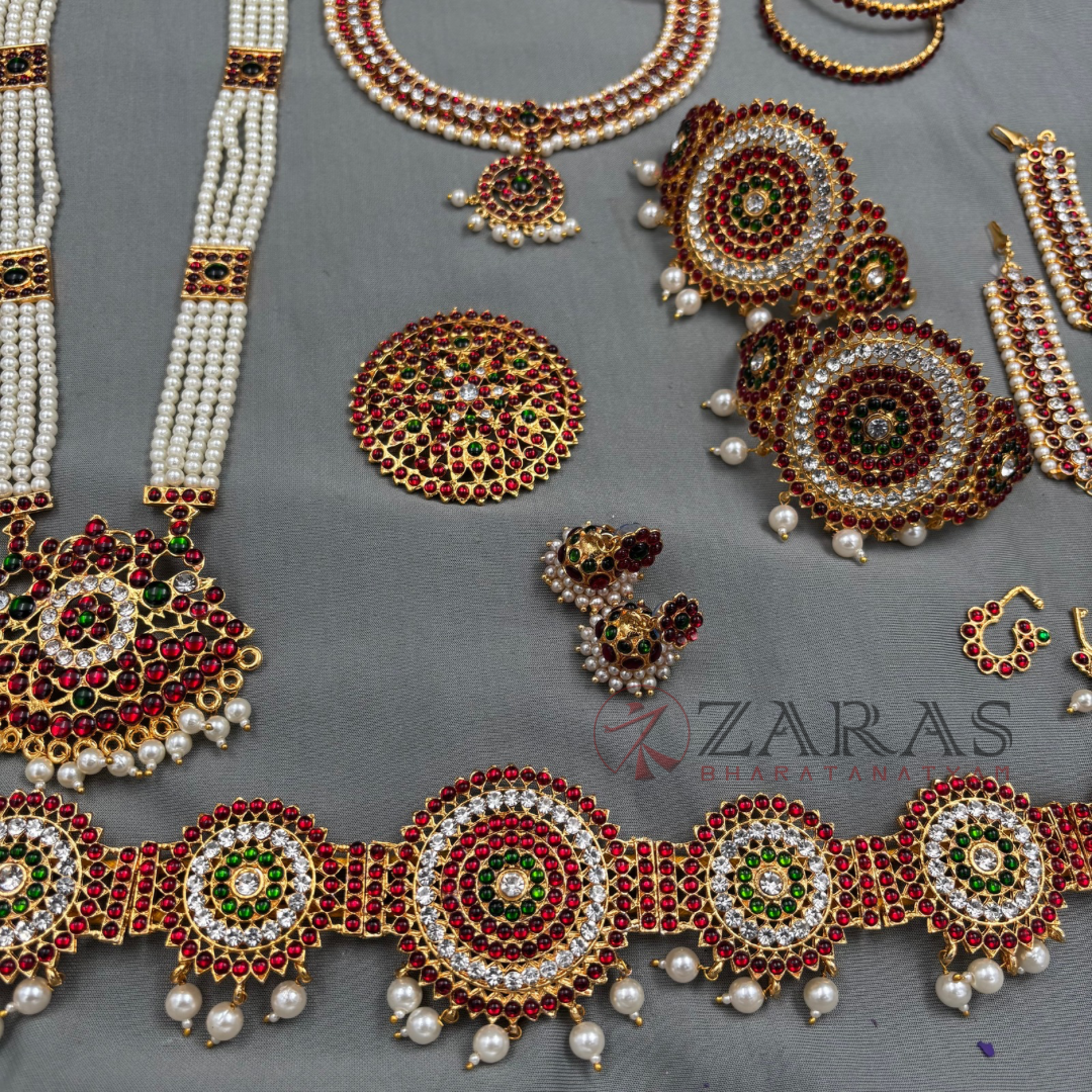 Bharatanatyam Dance Jewellery - Sow Full Set RG Kemp image 1