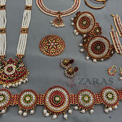 Bharatanatyam Dance Jewellery - Sow Full Set RG Kemp image 1