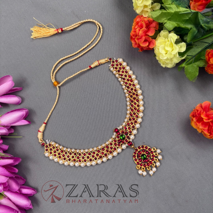 Bharatanatyam Dance Jewellery Necklace - Round V RG Kemp CS image 0
