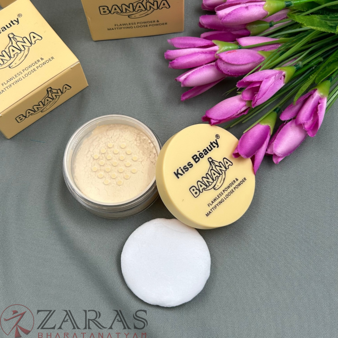 Bharatanatyam Dance Makeup Products - Mattifying Loose Powder (Kiss Beauty) image 0