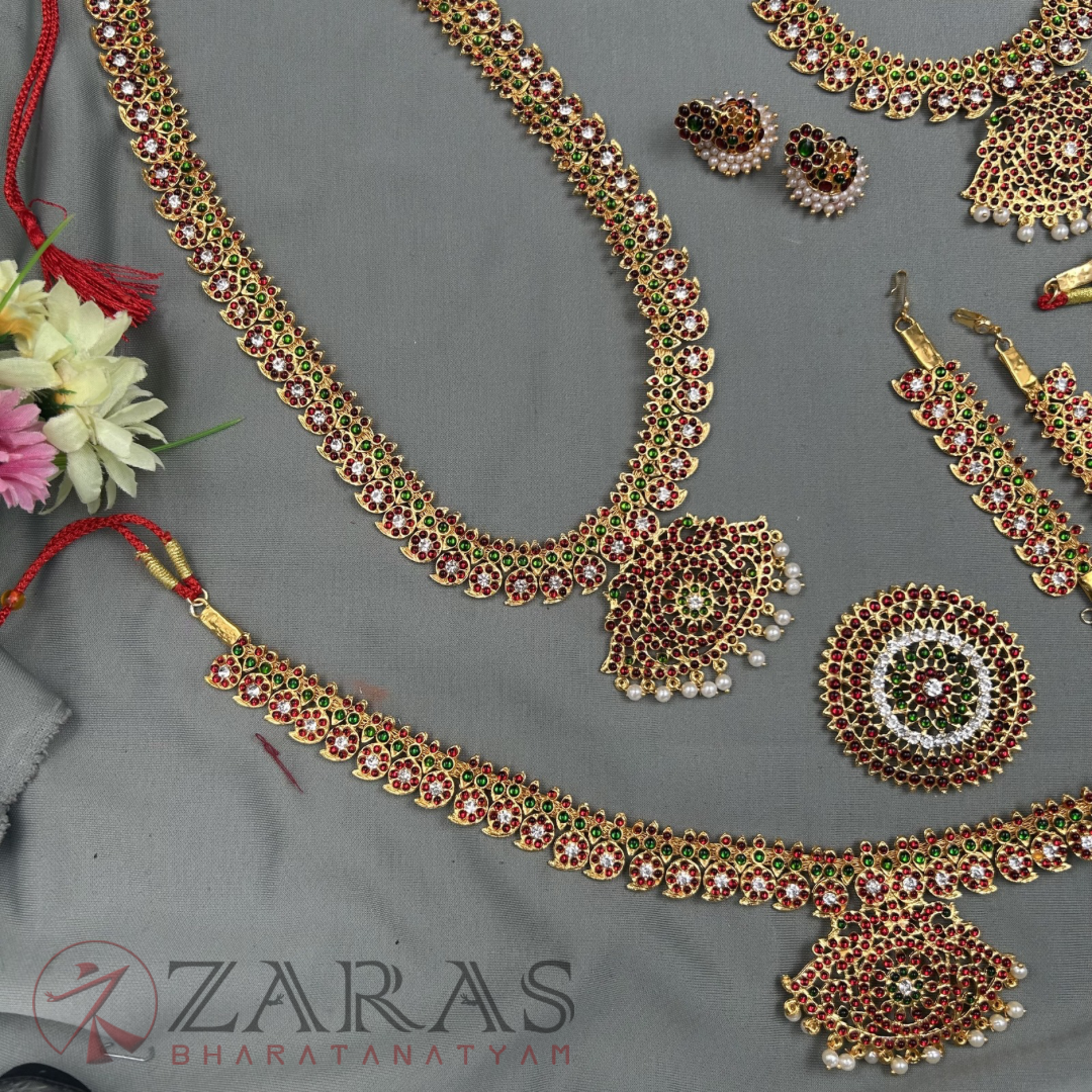 Bharatanatyam Dance Jewellery - Manga Full Set RG Kemp image 2
