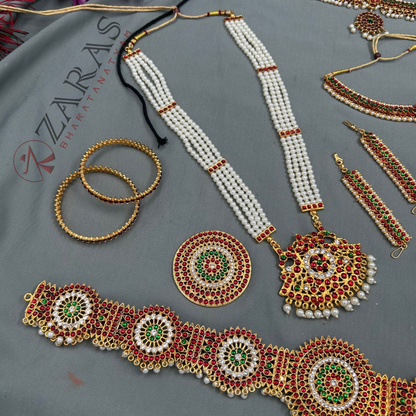 Bharatanatyam Dance Jewellery - Sow Full Set RG Kemp image 1