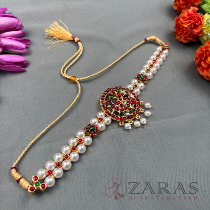 Bharatanatyam Dance Jewellery Necklace -Peacock Balls RG Kemp CS image 1
