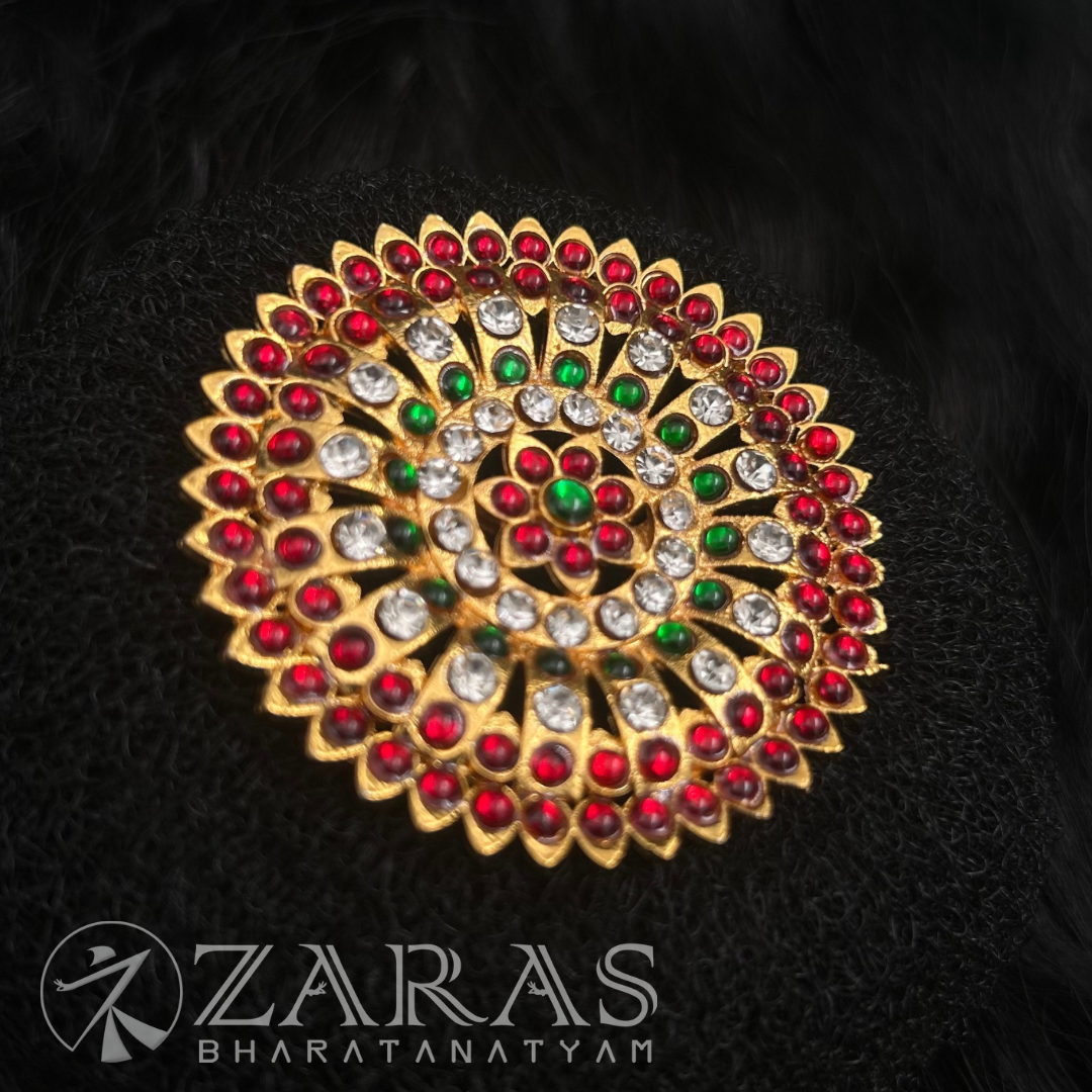 Bharatanatyam Dance Jewellery - Rakodi Flower Sharp CS RG Kemp image 1