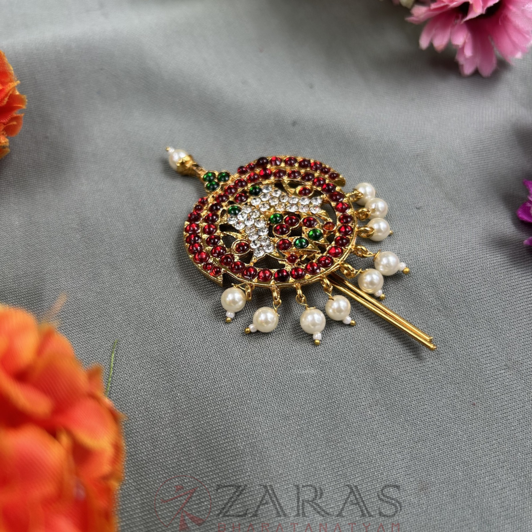 Bharatanatyam Dance Jewellery - Peacock Head Arch RG Kemp CS image 1
