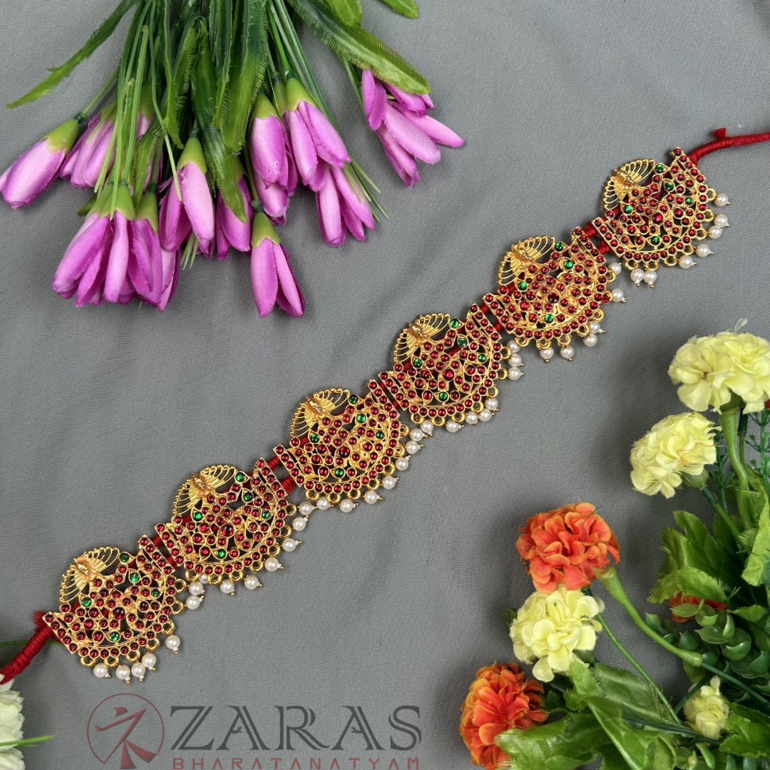 Bharatanatyam Dance Jewellery - Nadaraj Hip Belt RG Kemp CS (Ottiyanam) image 0