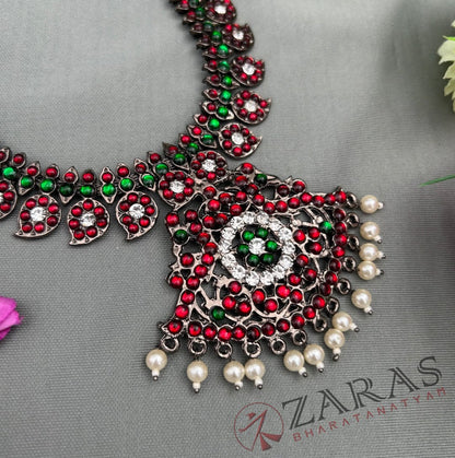 Bharatanatyam Dance Jewellery Black - Necklace Manga & Pakad RG Kemp CS Beads image 0