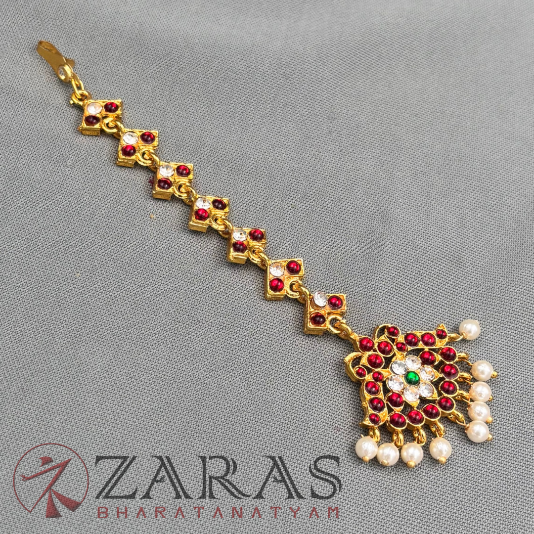 Bharatanatyam Dance Jewellery - Leaf RG Kemp V Netti Chutti image 3