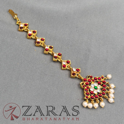 Bharatanatyam Dance Jewellery - Leaf RG Kemp V Netti Chutti image 3