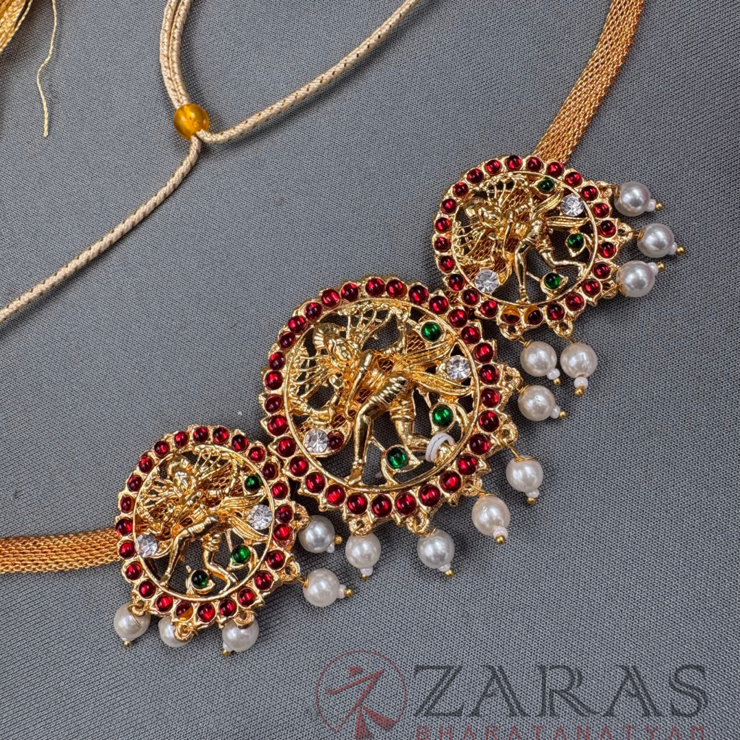 Bharatanatyam Dance Jewellery Necklace - Nadaraj RG Kemp CS Beads SAR image 2
