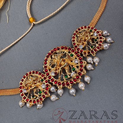 Bharatanatyam Dance Jewellery Necklace - Nadaraj RG Kemp CS Beads SAR image 2