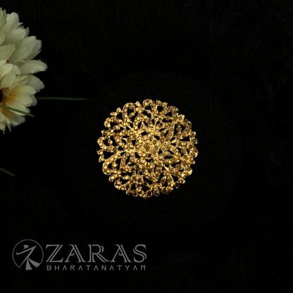Bharatanatyam Dance Jewellery - Rakodi Flower Gold image 0