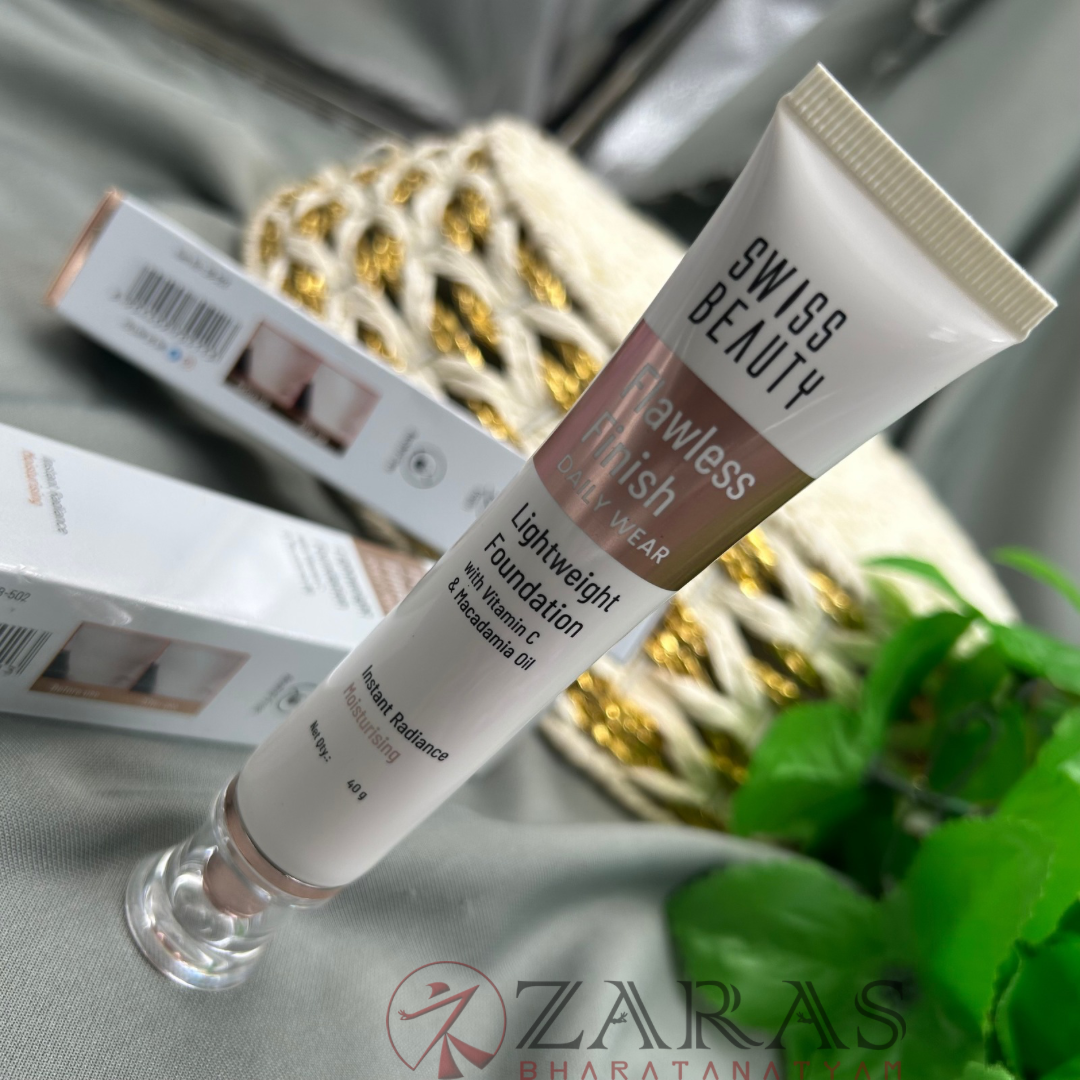 Bharatanatyam Dance Makeup Products - Flawless Finish Foundation (Swiss Beauty) image 0