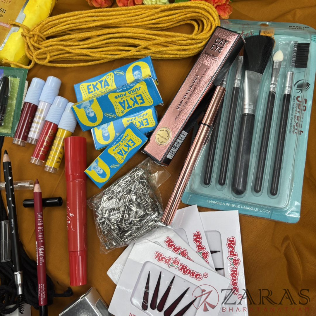 Bharatanatyam Dance Products - Makeup Kit (Set of 22 Pcs) image 9