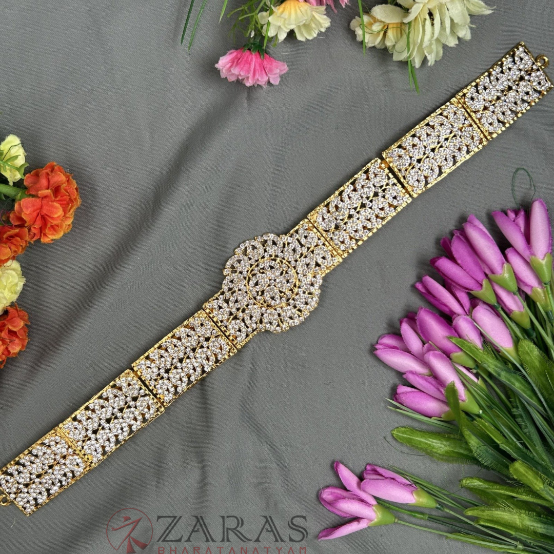 Bharatanatyam Dance Jewellery - Lakshmi Hip Belt RG CS Kemp R (Ottiyanam) image 0