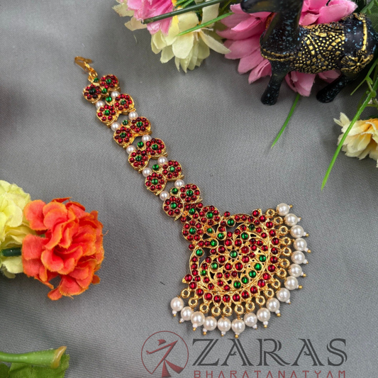 Bharatanatyam Dance Jewellery - D Manga RG Kemp Netti Chutti image 0