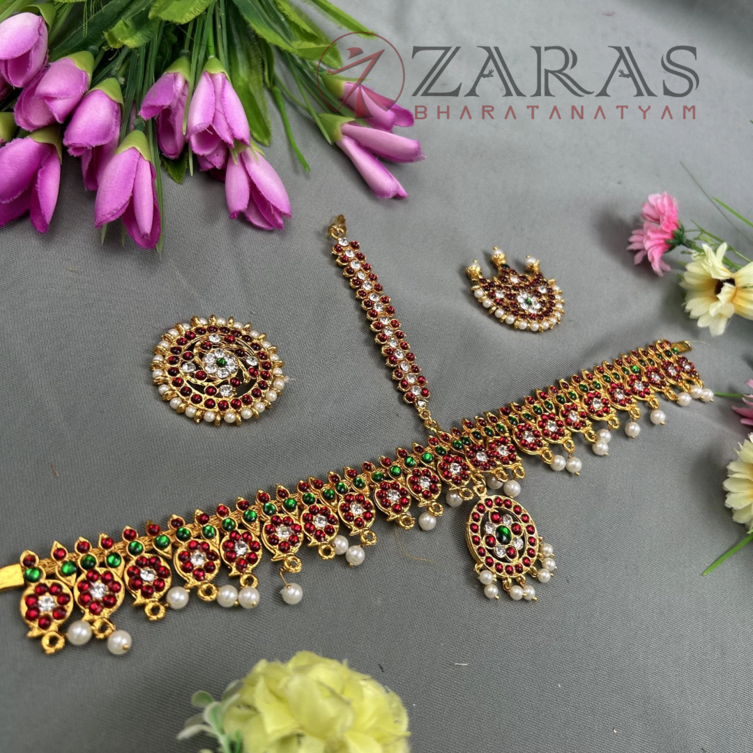 Bharatanatyam Dance Jewellery - Headset Manga RG Kemp CS image 1