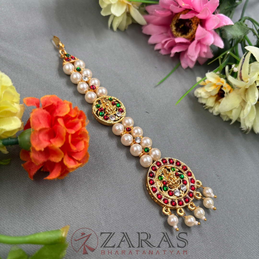 Bharatanatyam Dance Jewellery - 2L Balls Round Lakshmi RG Kemp Netti Chutti image 1