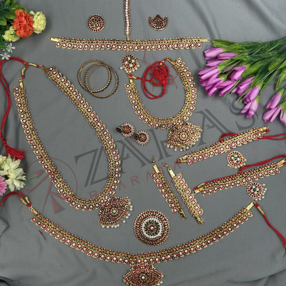 Bharatanatyam Dance Jewellery - Manga Full Set RG Kemp image 0