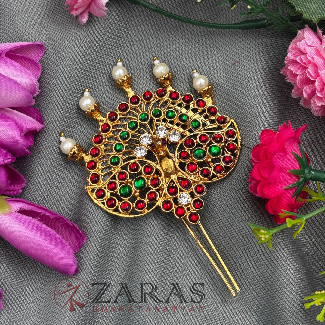 Bharatanatyam Dance Jewellery - Small Pea & Manga Head Arch RG Kemp CS image 0