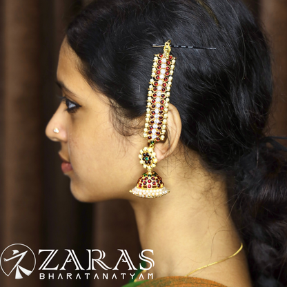 Bharatanatyam Dance Jewellery - Maatal CS RG SOW Kemp Sara image 1
