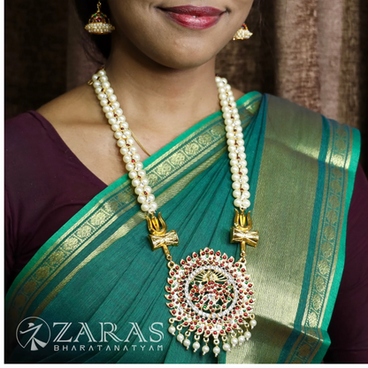 Bharatanatyam Dance Jewellery - Nataraj with Sulam Beads R Kemp Haaram image 0