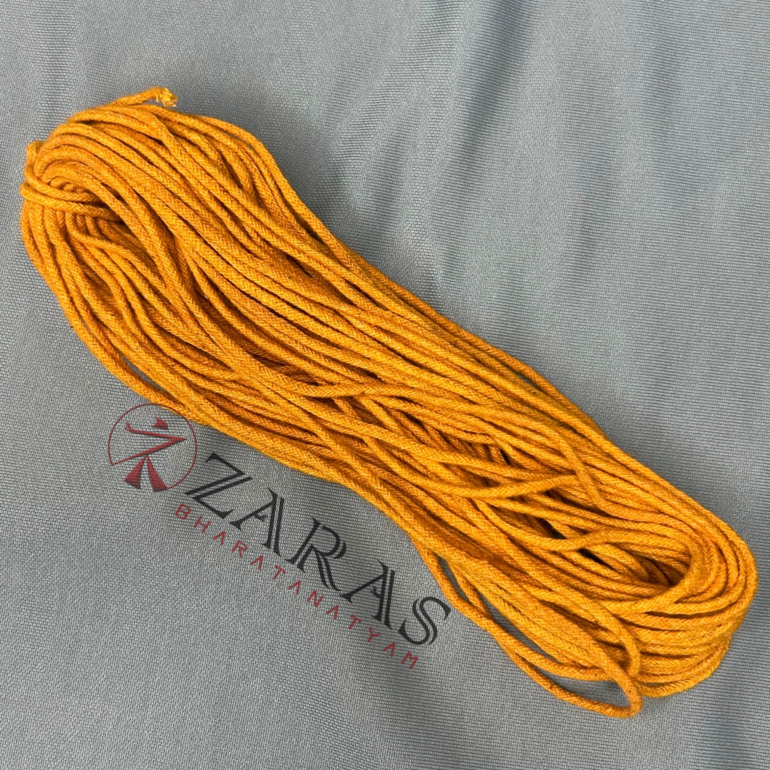 Bharatanatyam Dance Accessories - Cotton Yellow Thread image 0