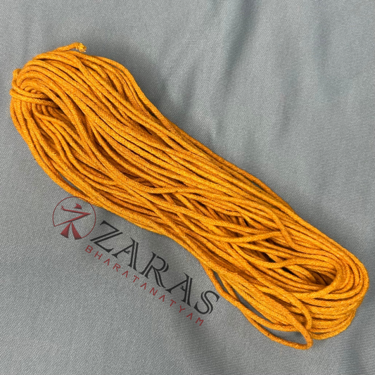 Bharatanatyam Dance Accessories - Cotton Yellow Thread image 0