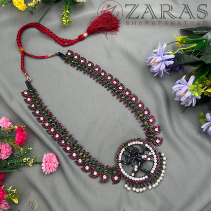 Bharatanatyam Dance Jewellery Black - Manga & Nadaraj RG kemp CS Haaram image 1