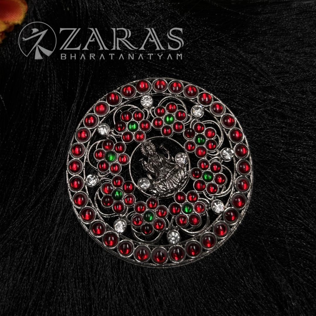 Bharatanatyam Dance Jewellery Black - Rakodi Peacock RG Kemp image 0