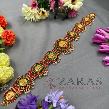 Bharatanatyam Dance Jewellery - Lakshmi Hip Belt RG Kemp (Ottiyanam) image 1