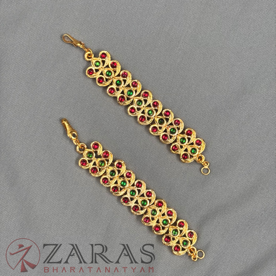 Bharatanatyam Dance Jewellery - Lotus Fl Maatal RG Kemp image 2