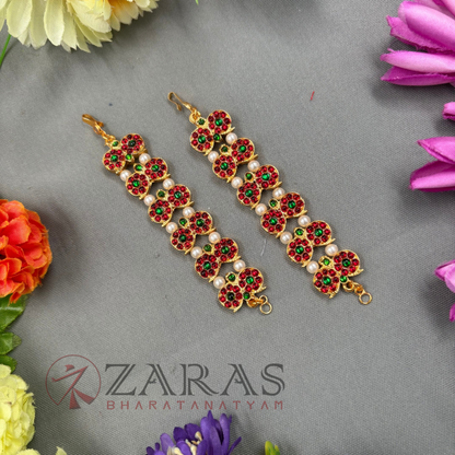 Bharatanatyam Dance Jewellery Maatal - Manga RG Kemp CS Pearls image 0