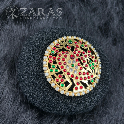 Bharatanatyam Dance Jewellery - Rakodi Peacock RG Kemp CS Pearl image 1