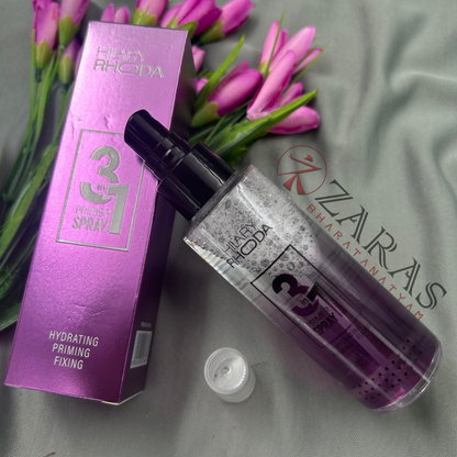 Bharatanatyam Dance Makeup Products - Primer Spray 3 in 1 (Hilary Rhoda) image 1