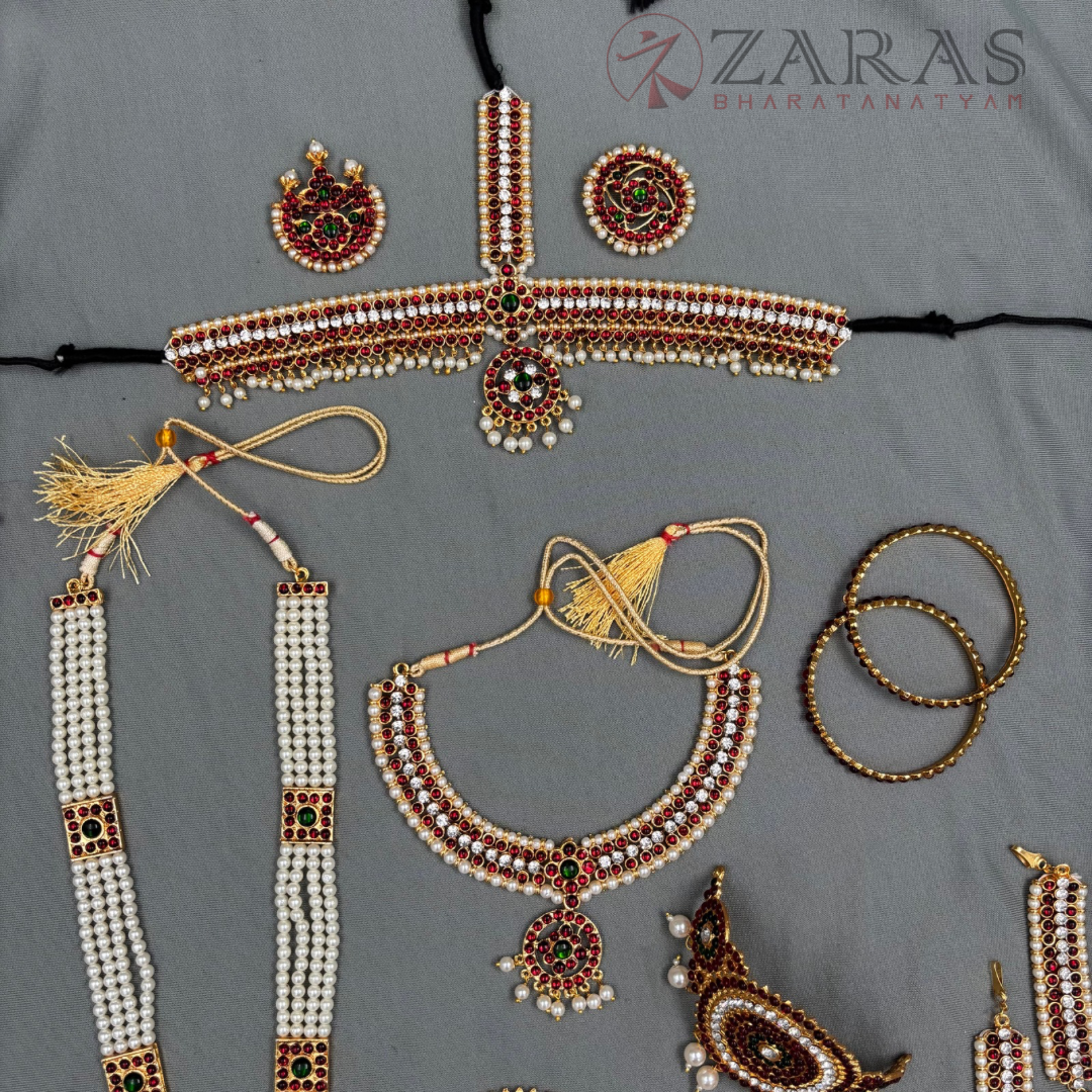 Bharatanatyam Dance Jewellery - Sow Full Set RG Kemp image 4