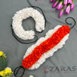 Bharatanatyam dance cloth flower