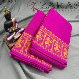Bharatanatyam Dance Practice saree
