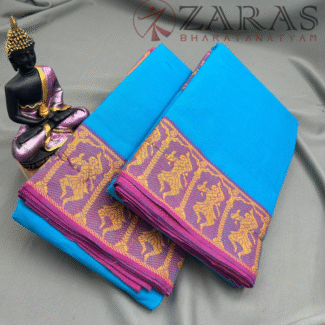 Bharatanatyam Dance Practice saree