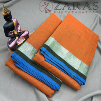 Bharatanatyam Dance Practice saree