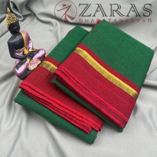 Bharatanatyam Dance Practice Saree