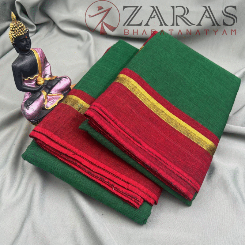 Bharatanatyam Dance Practice Saree