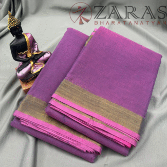 Bharatanatyam Dance Practice Saree