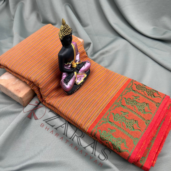 Bharatanatyam Dance Practice saree