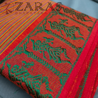 Bharatanatyam Dance Practice saree