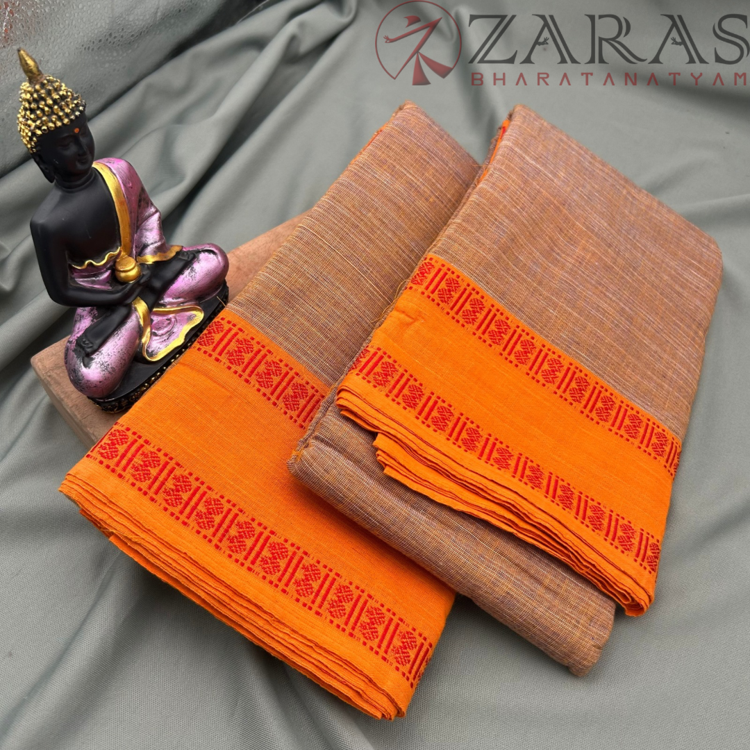 Bharatanatyam Dance Practice saree