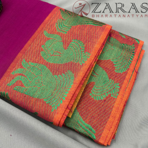 Bharatanatyam Dance Practice saree