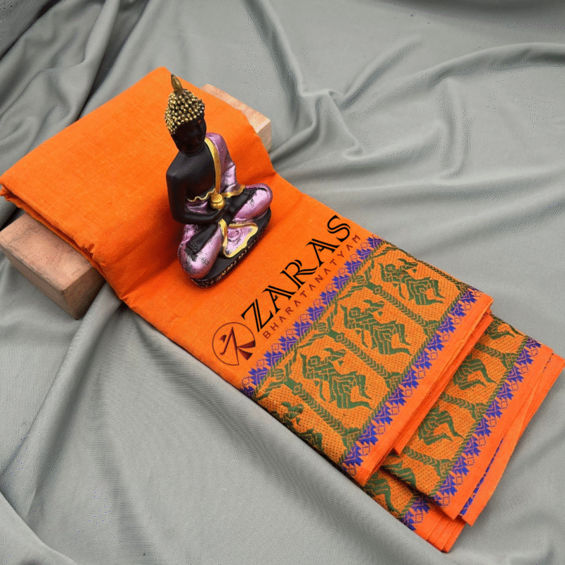 Bharatanatyam Dance Practice saree