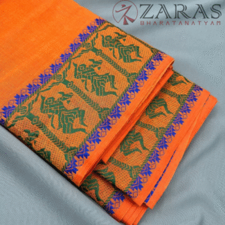 Bharatanatyam Dance Practice saree