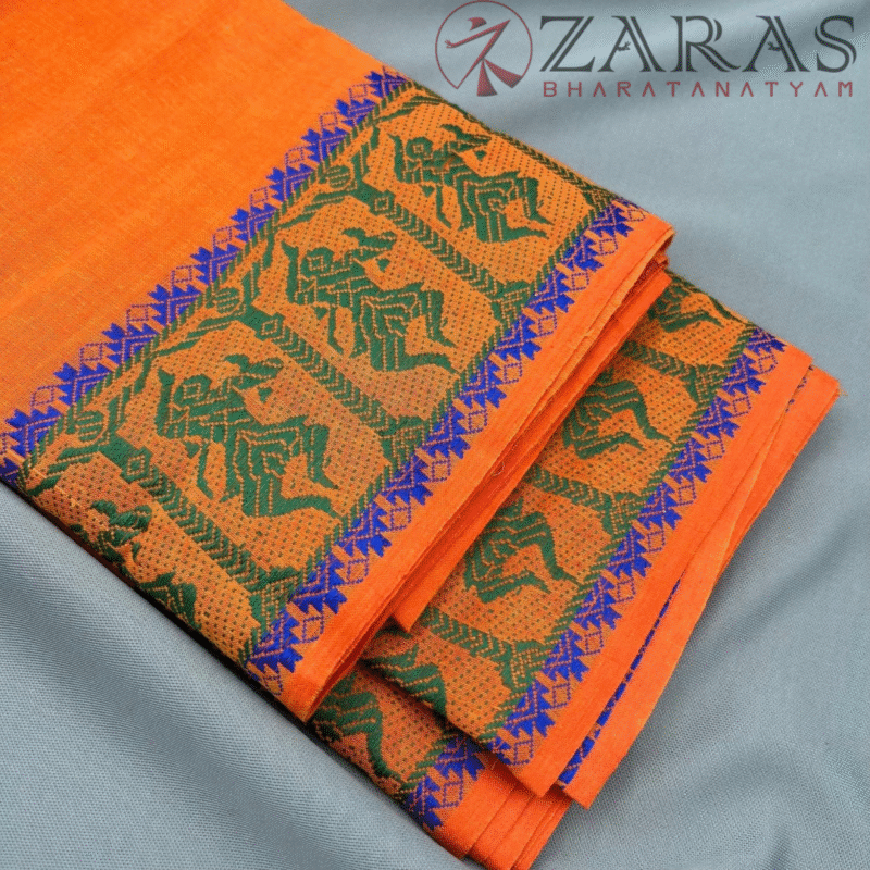 Bharatanatyam Dance Practice saree